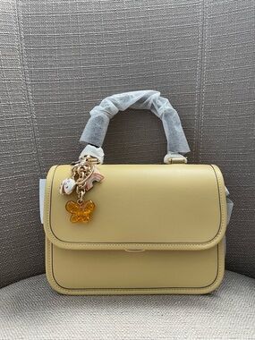 Coach Rogue Top Handle Bag In Colorblock Brass/Hay Multi NWT